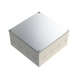150mm x 150mm x 75mm Galvanised Adaptable Box With Knockouts